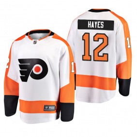 Philadelphia Flyers Kevin Hayes #12 Breakaway Player Away White Jersey