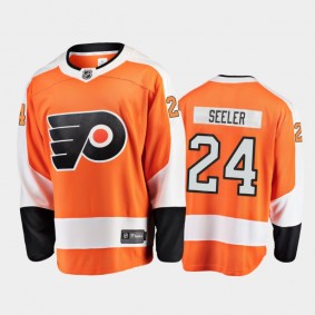Flyers Nick Seeler #24 Home 2021-22 Orange Player Jersey