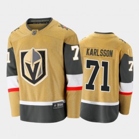 Vegas Golden Knights William Karlsson #71 Alternate Gold 2020-21 Premier Jersey
