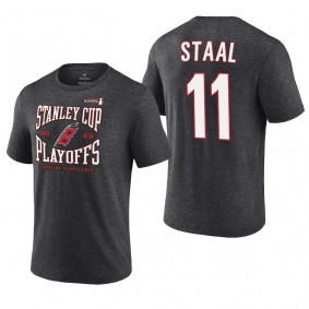 Jordan Staal 2022 Stanley Cup Playoffs Carolina Hurricanes Charcoal T-Shirt