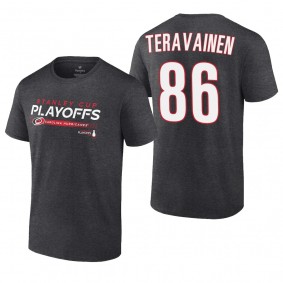 Teuvo Teravainen 2022 Stanley Cup Playoffs Charcoal Hurricanes T-Shirt