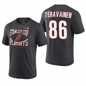 Teuvo Teravainen 2022 Stanley Cup Playoffs Carolina Hurricanes Charcoal T-Shirt