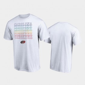 Men's Carolina Hurricanes City Pride White T-Shirt