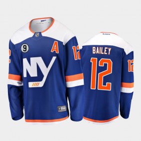 Josh Bailey New York Islanders No.9 patch Blue Honor Clark Gillies Jersey