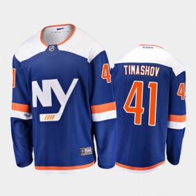 Men's New York Islanders Dmytro Timashov #41 Alternate Blue 2020-21 Breakaway Player Jersey