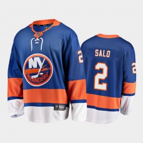 New York Islanders #2 Robin Salo Royal 2021-22 Home Player Jersey