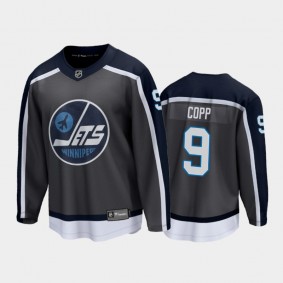 Men's Winnipeg Jets Andrew Copp #9 Special Edition Gray 2021 Jersey