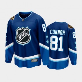 Jets Kyle Connor #81 2022 All-Star Blue Western Conference Jersey