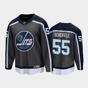 Men's Winnipeg Jets Mark Scheifele #55 Special Edition Gray 2021 Jersey