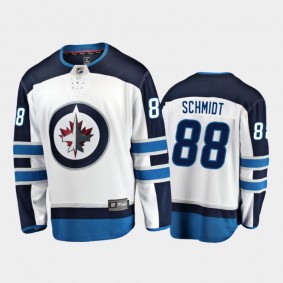 Jets Nate Schmidt #88 Away 2021 White Player Jersey