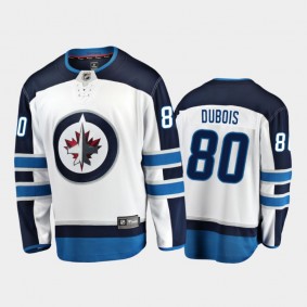 Jets Pierre-Luc Dubois #80 Away 2021 White Player Jersey