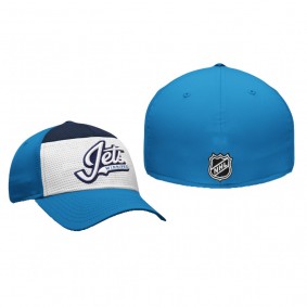 Winnipeg Jets White Blue Breakaway Alternate Jersey Flex Hat