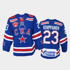 2022 KHL SKA Jersey Joonas Kemppainen 75th Anniversary Blue Uniform