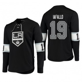 Kings Alex Iafallo #19 Platinum Long Sleeve 2018-19 Cheap Jersey T-Shirt Black
