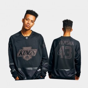 Men Los Angeles Kings Drake Rymsha #43 Majestic Athletic Black 2021 Replica Jersey