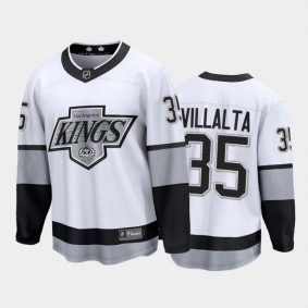 Matt Villalta #35 Los Angeles Kings Alternate White Premier Jersey