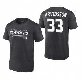 Viktor Arvidsson 2022 Stanley Cup Playoffs Charcoal LA Kings T-Shirt