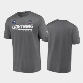 Tampa Bay Lightning 2022 Stadium Series Authentic Pro Gray T-Shirt Men