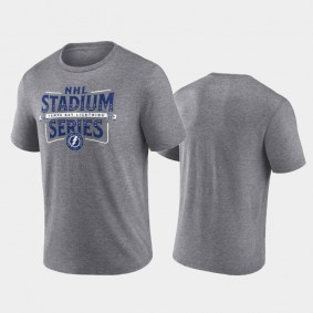 Tampa Bay Lightning 2022 Stadium Series Vintage Tri-Blend Gray T-Shirt Men