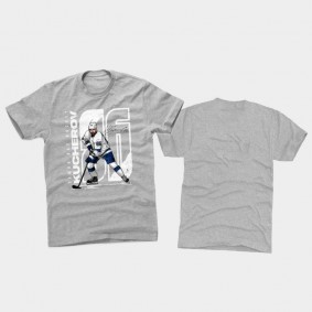 Men Tampa Bay Lightning Nikita Kucherov #86 Impact Player Gray T-Shirt