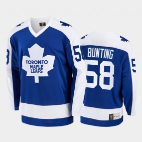 Michael Bunting Toronto Maple Leafs Blue Jersey Vintage