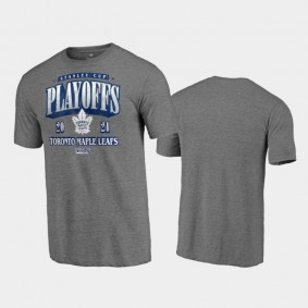 Men's Toronto Maple Leafs 2021 Stanley Cup Playoffs Ring the Alarm Heathered Gray T-Shirt