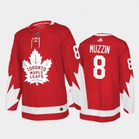 Men's Maple Leafs Jake Muzzin #8 Alternate Red Authentic Player Jersey
