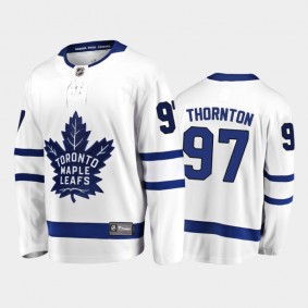 Toronto Maple Leafs Joe Thornton #97 Away White 2020-21 Breakaway Player Jersey