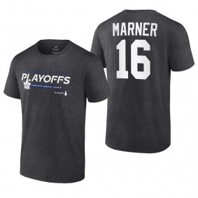 Mitch Marner 2022 Stanley Cup Playoffs Toronto Maple Leafs Charcoal T-Shirt