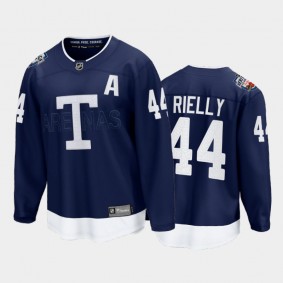 Maple Leafs Morgan Rielly #44 2022 Heritage Classic Navy Jersey