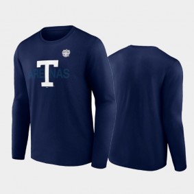 Toronto Maple Leafs 2022 Heritage Classic Primary Long Sleeve Navy T-Shirt Men