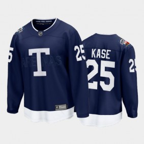 Maple Leafs Ondrej Kase #25 2022 Heritage Classic Navy Jersey