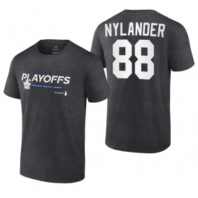 William Nylander 2022 Stanley Cup Playoffs Toronto Maple Leafs Charcoal T-Shirt