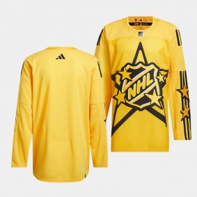 Men 2024 NHL All-Star Game drew house Yellow Jersey NHL