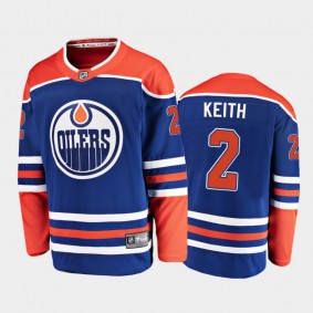 Edmonton Oilers #2 Duncan Keith Alternate Royal 2021 Jersey