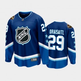 Oilers Leon Draisaitl #29 2022 All-Star Blue Western Conference Jersey