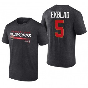 Aaron Ekblad 2022 Stanley Cup Playoffs Florida Panthers Charcoal T-Shirt