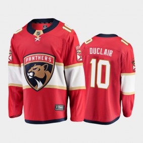 Florida Panthers #10 Anthony Duclair Home Red 2021-22 Player Jersey