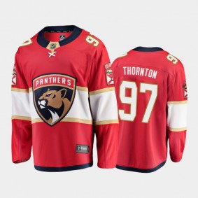 Florida Panthers #97 Joe Thornton Home Red 2021 Trade Jersey