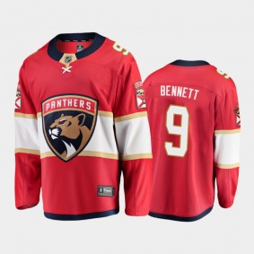 Panthers Sam Bennett #9 Home 2021-22 Red Player Jersey