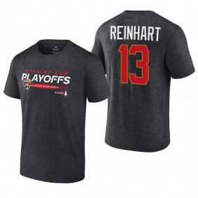 Sam Reinhart 2022 Stanley Cup Playoffs Florida Panthers Charcoal T-Shirt