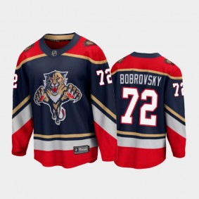 Men's Florida Panthers Sergei Bobrovsky #72 Special Edition Blue 2021 Jersey