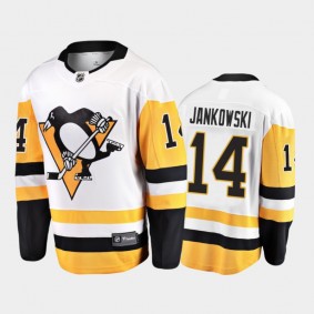 Pittsburgh Penguins Mark Jankowski #14 Away White 2020-21 Breakaway Player Jersey