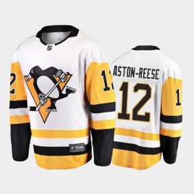 Pittsburgh Penguins Zach Aston-Reese #12 Away White 2020-21 Breakaway Player Jersey