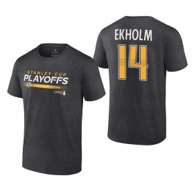 Mattias Ekholm 2022 Stanley Cup Playoffs Nashville Predators Charcoal T-Shirt