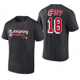 Andrew Copp 2022 Stanley Cup Playoffs New York Rangers Charcoal T-Shirt