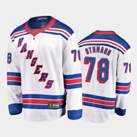Men New York Rangers Brennan Othmann #78 Away White 2021 NHL Draft Jersey