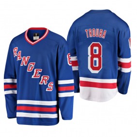 New York Rangers Jacob Trouba #8 Breakaway Player Home Blue Jersey