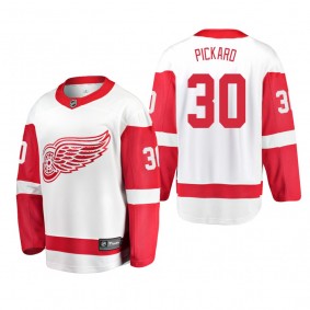 Detroit Red Wings Calvin Pickard #30 Away Breakaway Player White Jersey