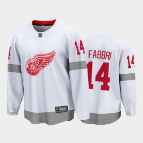 Men's Detroit Red Wings Robby Fabbri #14 Special Edition White 2021 Jersey